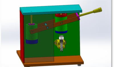 Graphic representation of test fixture