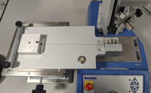 Friction test used to investigate whether material properties are appropriate for their application.